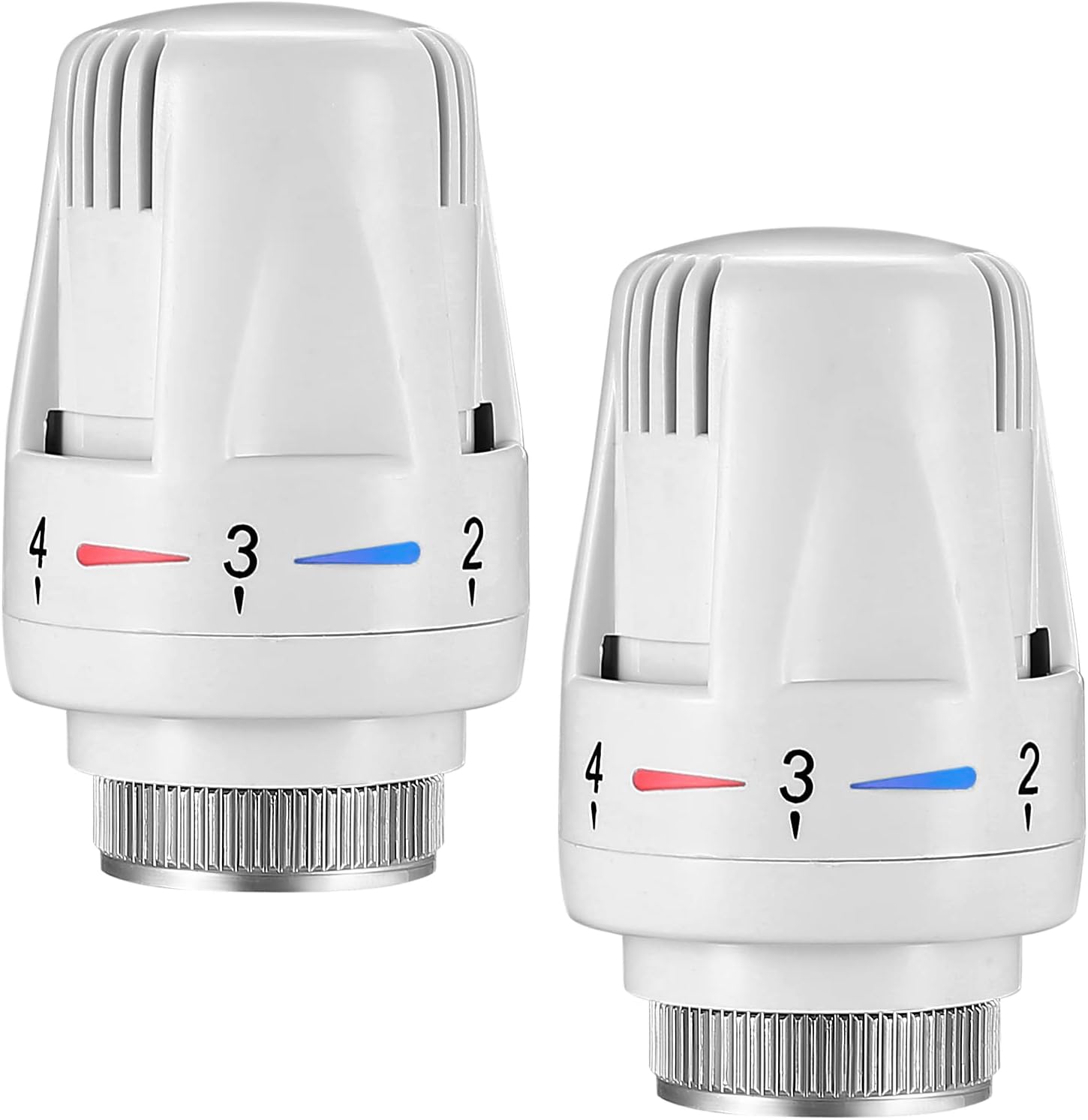 Thermostatic Radiator Head 3 Pack M30x1.5 Smart Valve Replacement for Home Heating
